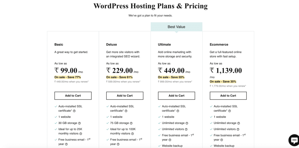 hosting plan